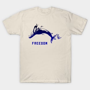 freedom whale T-Shirt